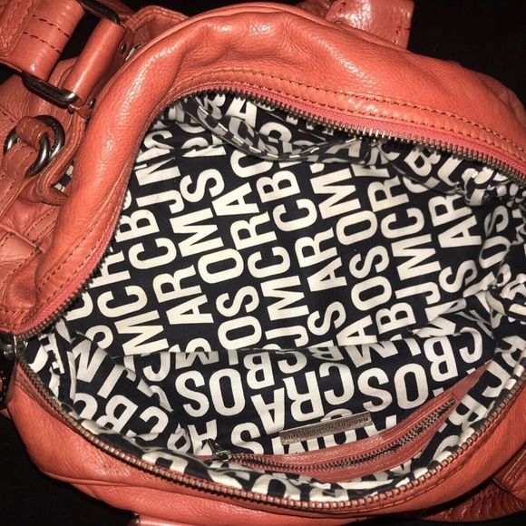 Marc By Marc Jacobs Lite Red Leather Handbag Vinta - Picture 5 of 8